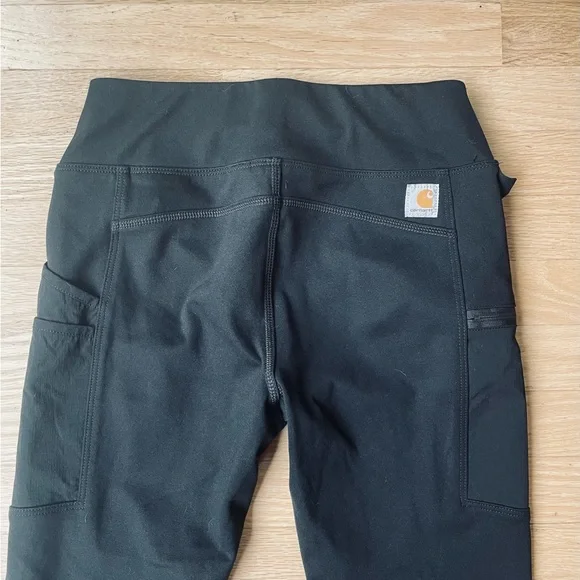 Carhartt Black Force Fitted Lightweight Utility Leggings Size XS EUC - Picture 7 of 16